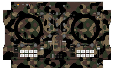 Native Instruments S2 MK3 Skin Camo Woodland